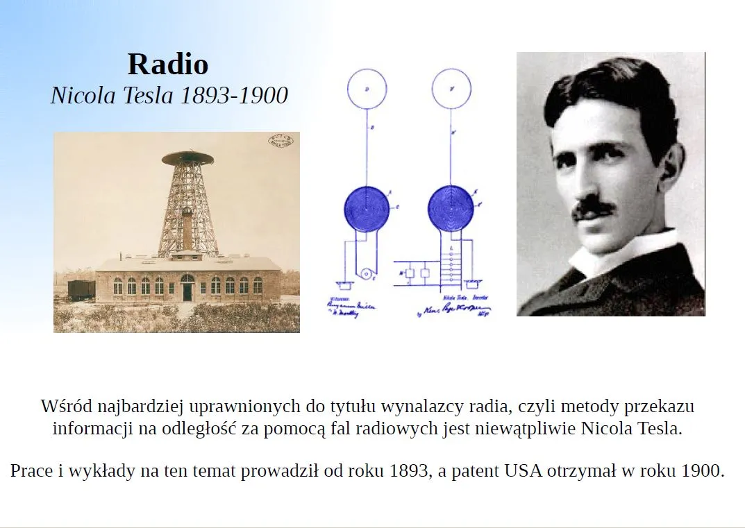 Radio Nicoli Tesli 1893 – 1900 rys1